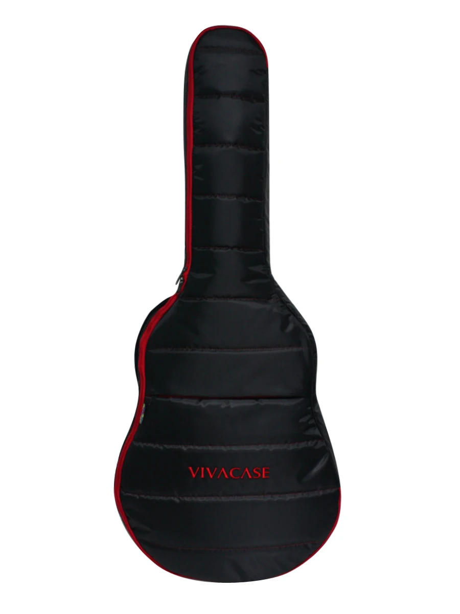 VIVACASE Чехол для классической гитары 110*43*12 стежка оксфорд черно-красный(VMI-CCGOX01-bl-red)