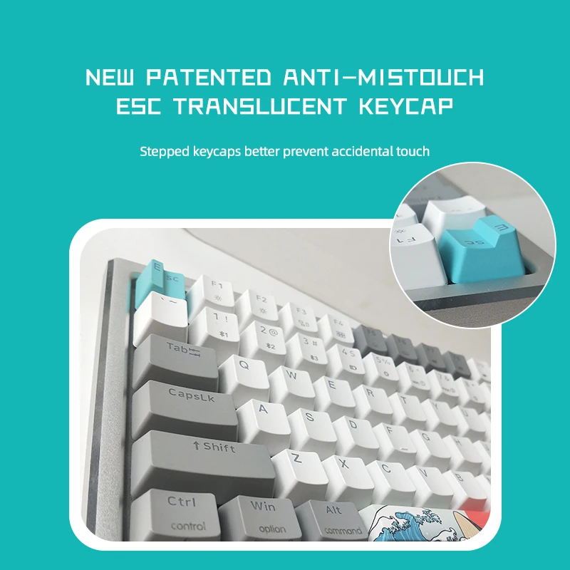 skyloong mechanical keyboard gateron red yellow switch gaming accessories sk84 84 keys hot swappable gaming keyboard for desktop free global shipping