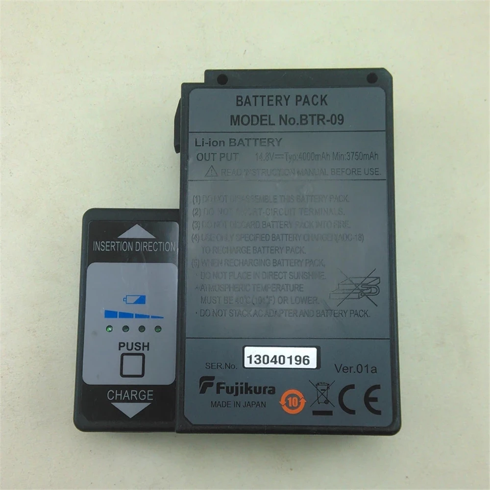 Батарея BTR-09 для fujikura 80s 61s 62s fusion splicer батарея машина для сращивания оптического волокна Сделано в Китае
