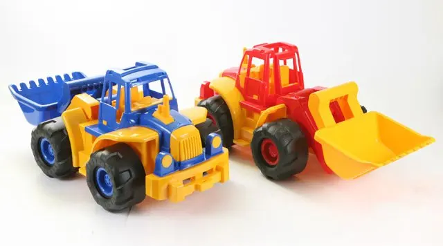 Трактор Нордпласт Богатырь с грейдером (099) | Игрушки и хобби