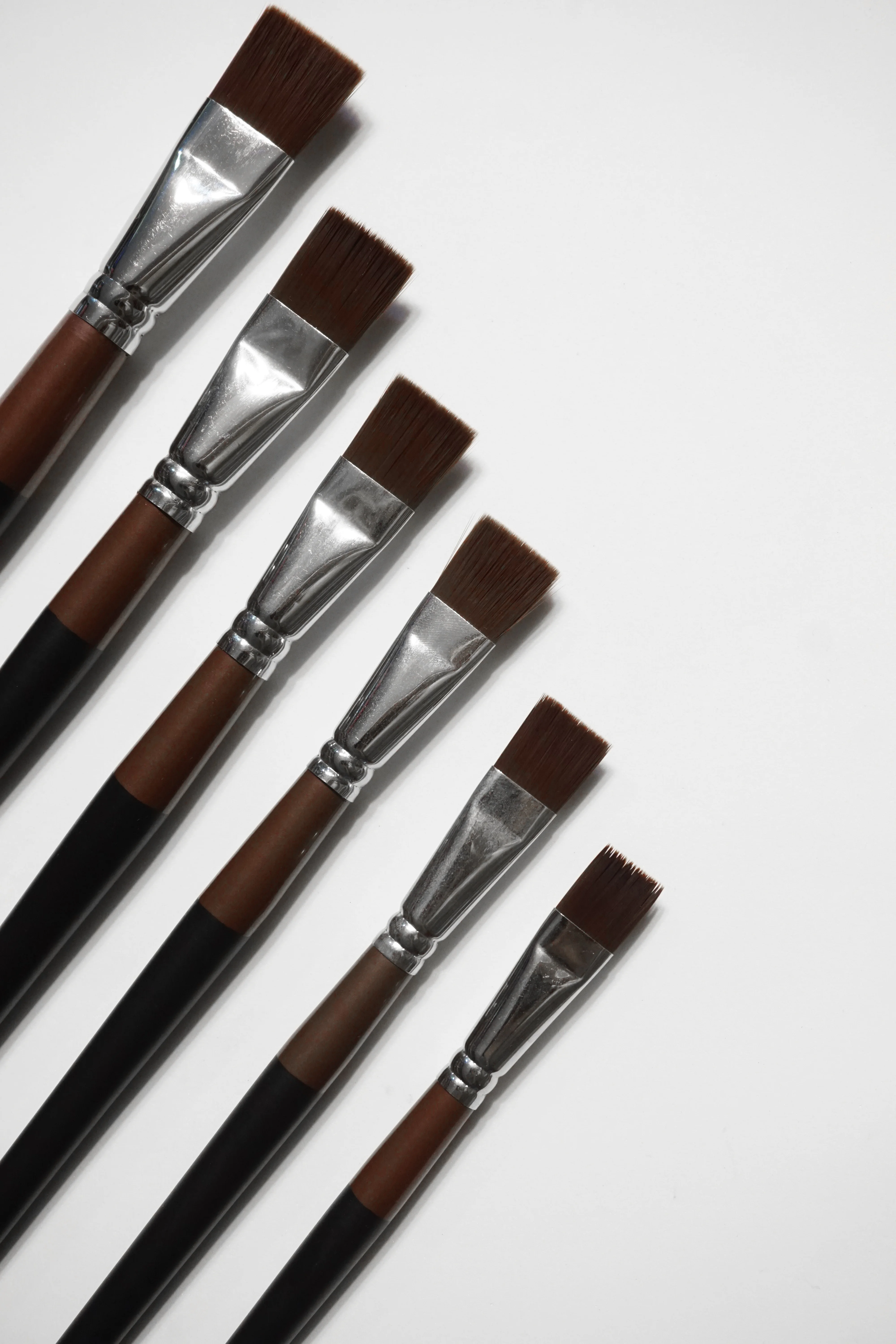 

6 pcs synthetic sable bristle oil and acrylic painting brush learning Diy art paint supplies professional paint supplies