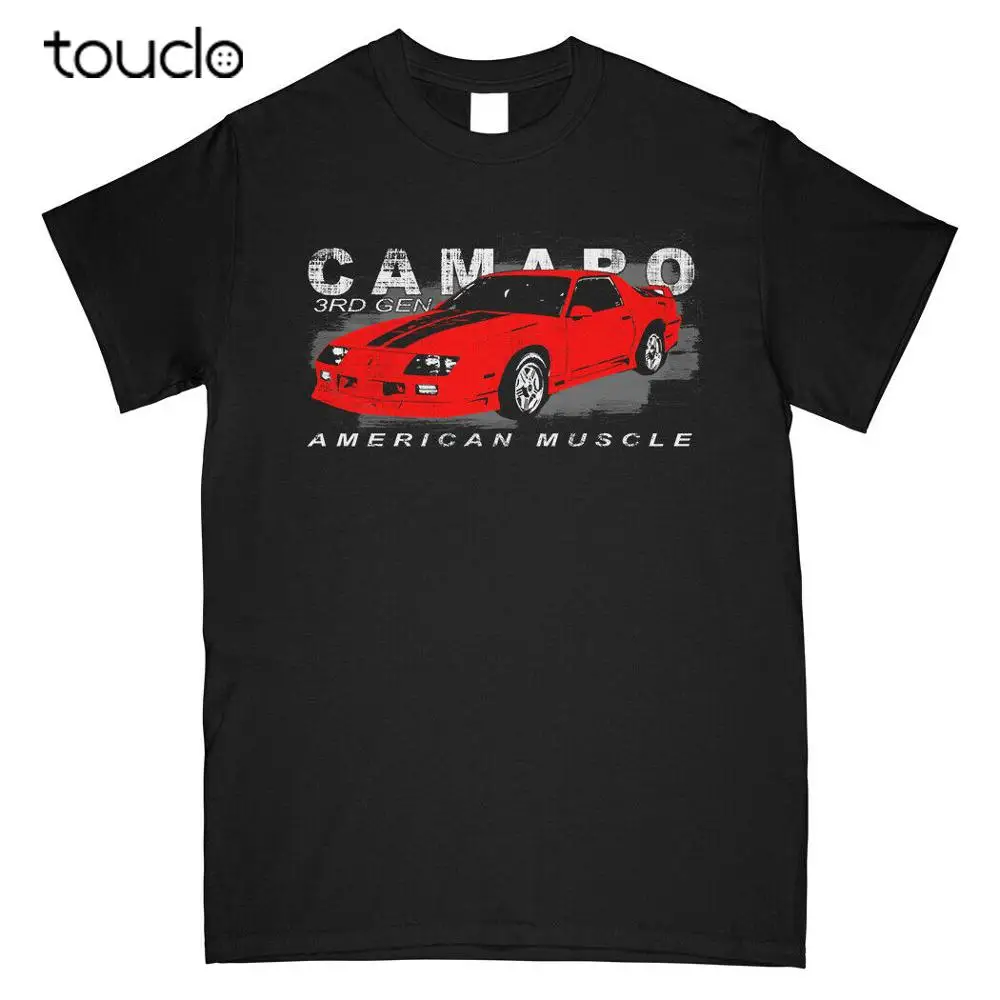 

3-го поколения Camaro американская мышечная футболка с изображением автомобиля