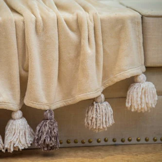 Tassel плед 160х220 220x230 Delicatex|Шаль| |
