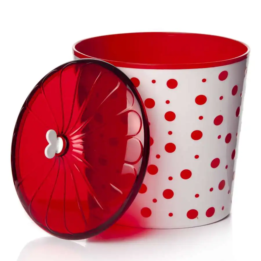 Банка &quotГорошек&quot 3 л с крыш. (крас бел)|Бутылки и банки для хранения| |