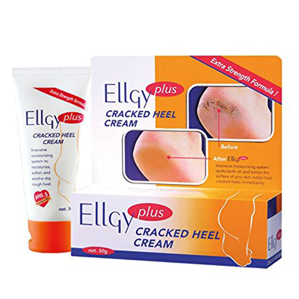 Смягчающий крем для ног против трещин / Ellgy Plus Cracked Heel Cream (50g) | Красота и здоровье