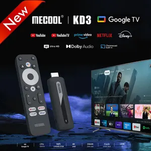 Mecool KD3 4K TV Stick  Android 11 smart TV box With Amlogic S905Y4 2G+8G WiFi 2.4G/5G HDR 10 Media  in USA (United States)