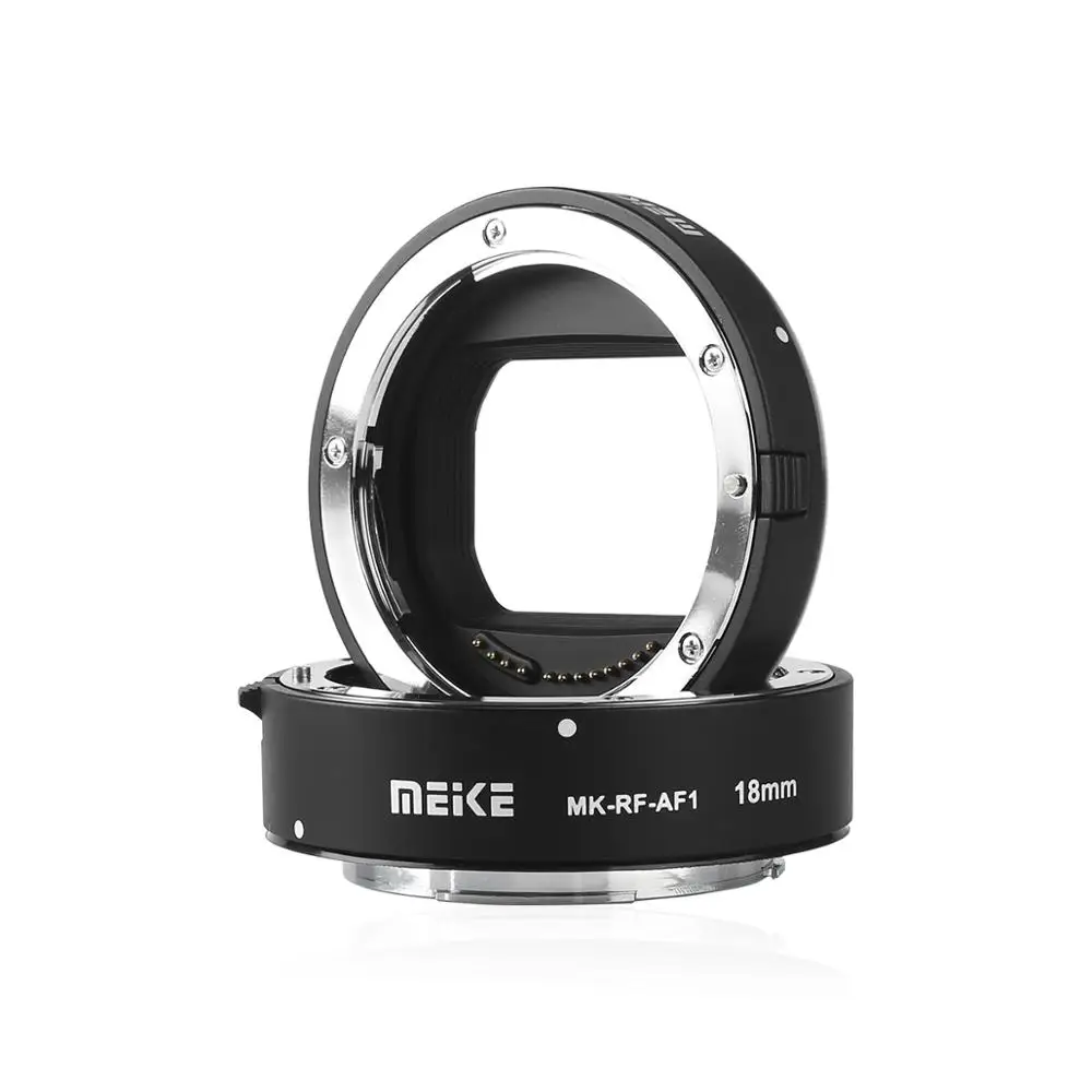 Meike MK-RF-AF1 металлический Автофокус Макро Удлинитель кольцо 11 мм 18 мм для Canon EOS R EOS RP RF серии