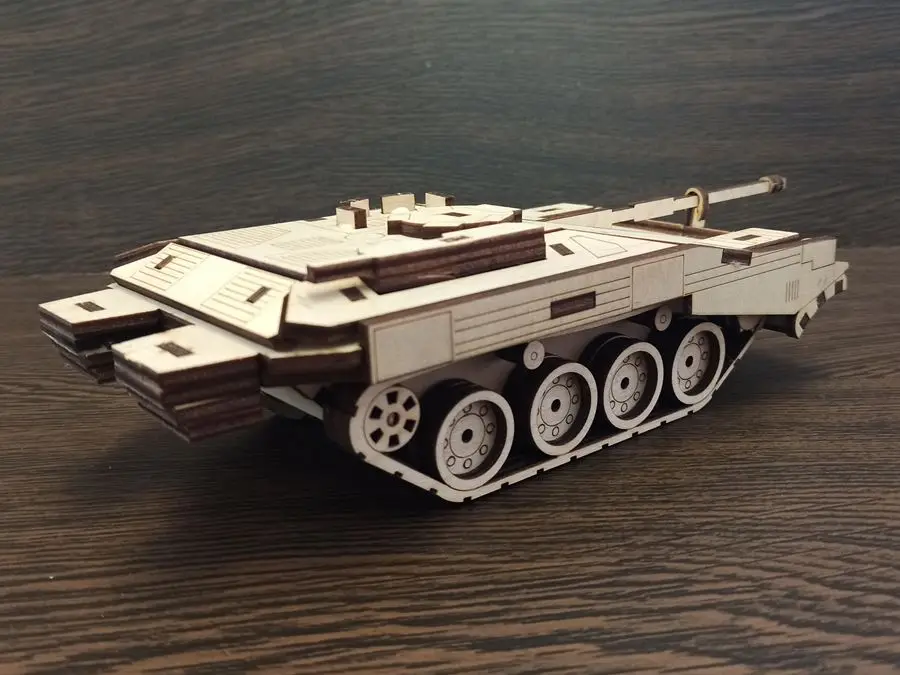 Stridsvagn 103 (Strv.103) &quotWorld Of Transport&quot Набор для сборки дерево фанера|Образовательное