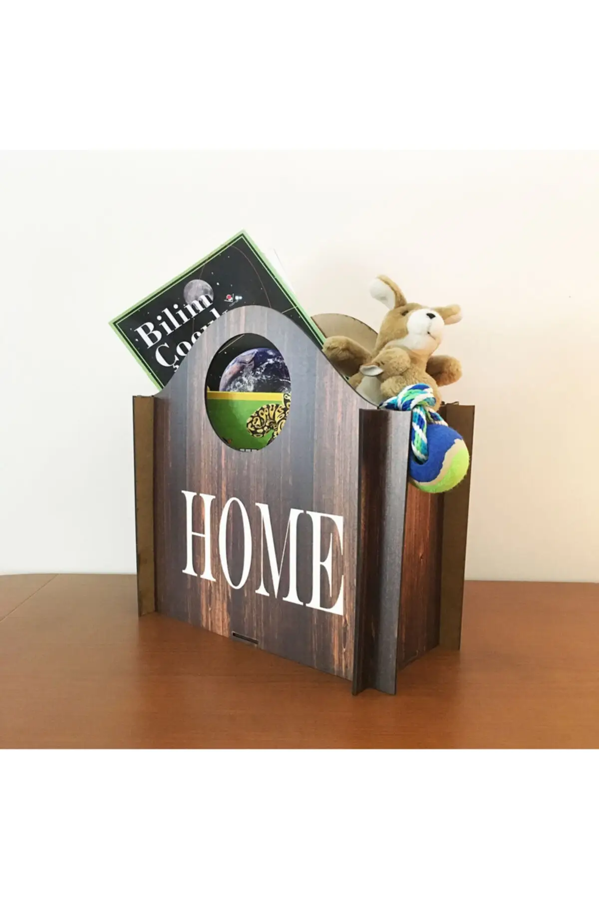 

Book Organizer Wood Book Stand Holder Shelf Bookend Desktop Newspapers Magazine File Storage Box Magazines Holder Home Decor
