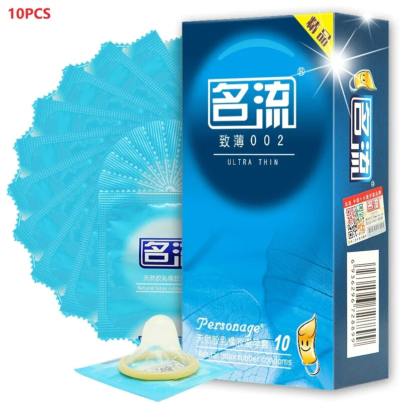 Mingliu SuperThin Condoms 10pcs Intimate Condone Good Sex Products Natural Rubber Latex Penis Sleeve