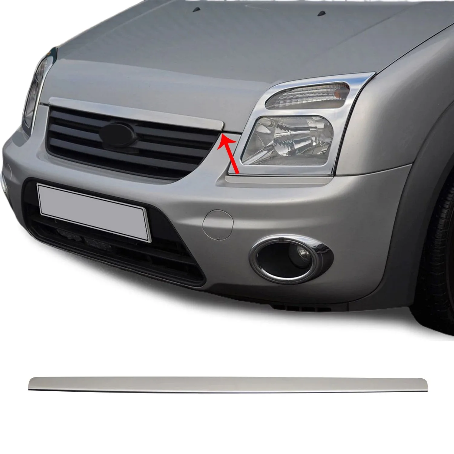 

Ford Connect Chrome Bonnet Streamer Stainless Steel (2009-2014)