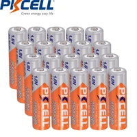 20pcs pkcell 1 6v aa ni zn 2500mwh battery nizn aa rechargeable batteries for digital cameras flash lights electric toy