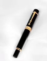 T A U R U S - Stunning Luxury Pen with Gold Plated, High quality Ink Converter, Best Swiss Fountain Pen Gift Set for Men & Women