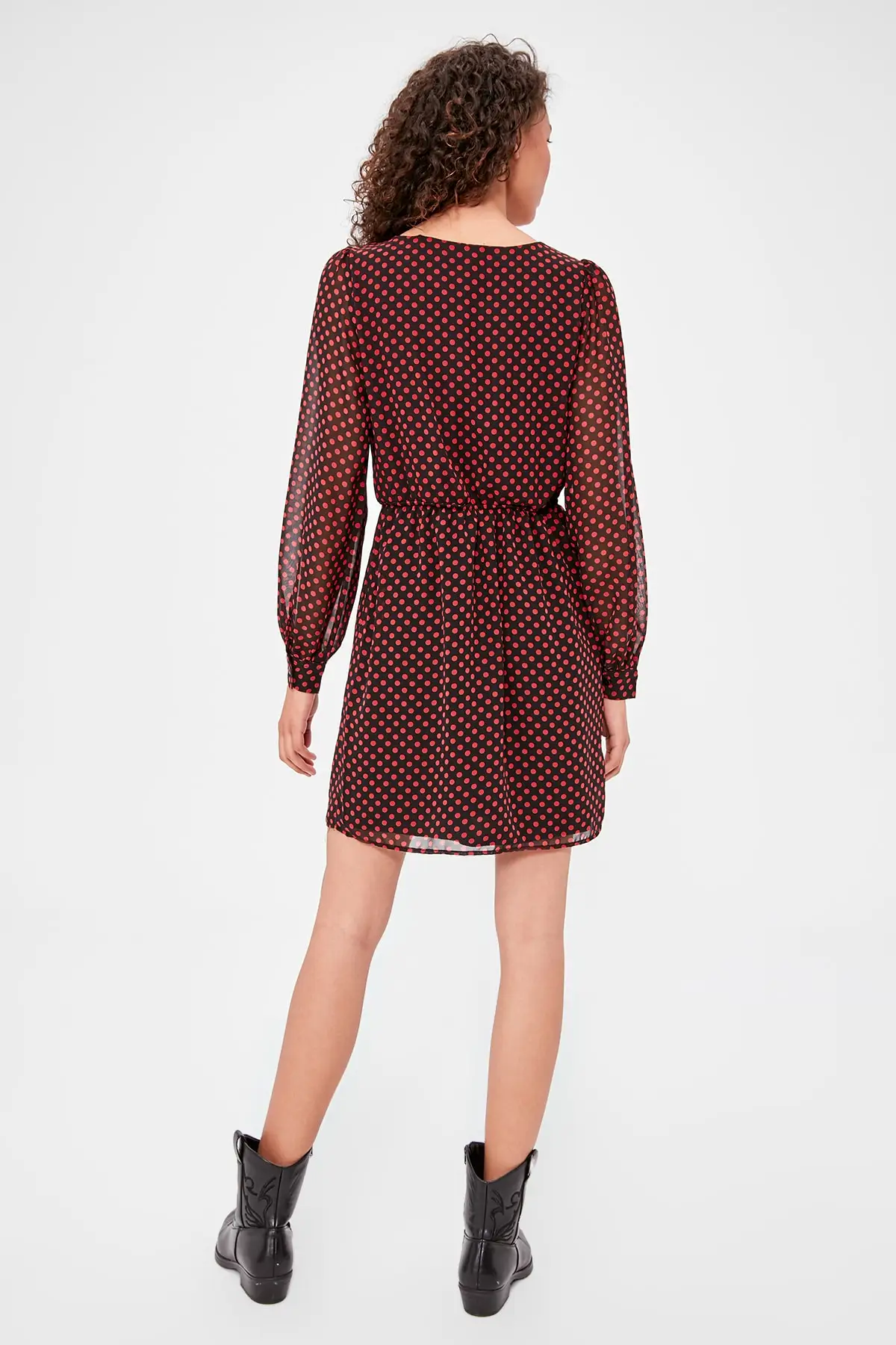 Trendyol платье в горошек TWOAW20EL1352|Женские платья| |