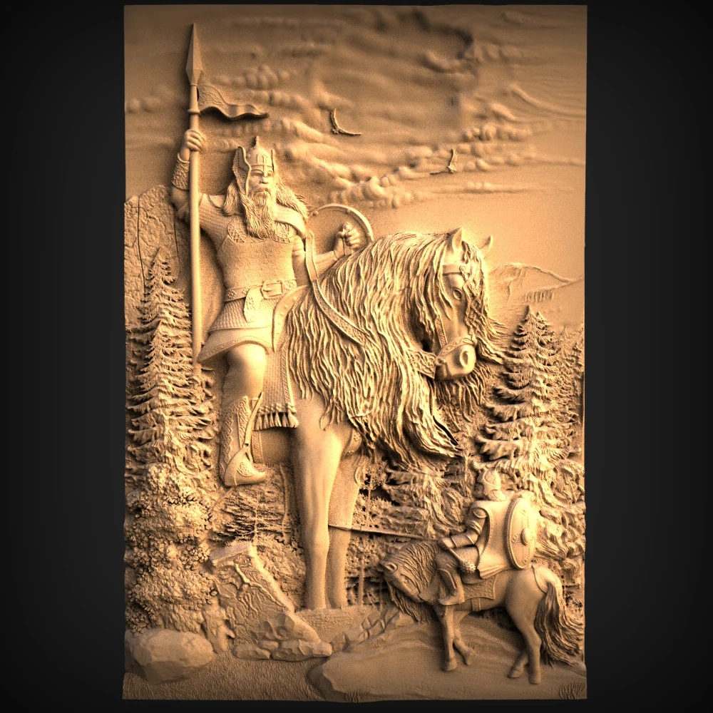 Рельефная модель STL 3D для маршрутизатора с ЧПУ принтер Artcam Aspire Bas Relief формат
