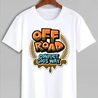 Мужская футболка с надписью OffRoad Оверсайз Большой размер 10XL