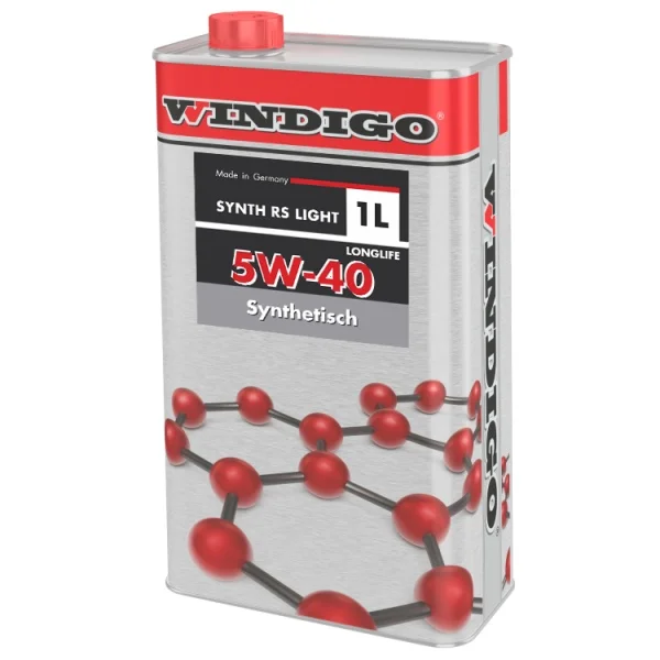 Моторное масло WINDIGO LIGHT SYNTH RS 5W-40 4 л | Автомобили и мотоциклы