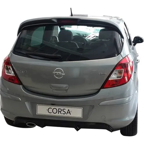 

For opel corsa D 2007 - 2008 - 2009 - 2010 - 2011 - 2012 - 2013 - 2014 - 2015 hb 5 doors sport tail rear bumper diffuser lip