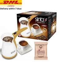 Sinbo Portable Electrical Turkish Coffee Pot office Coffee Maker Boiled Milk Coffee Kettle Made Turkey Kitchen Appliance