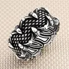 Мужские серебряные кольца с драконом, Свадебные обручальные мужские серебряные кольца-Спиннеры, Сделано в Турции, однотонные искусственные серебряные