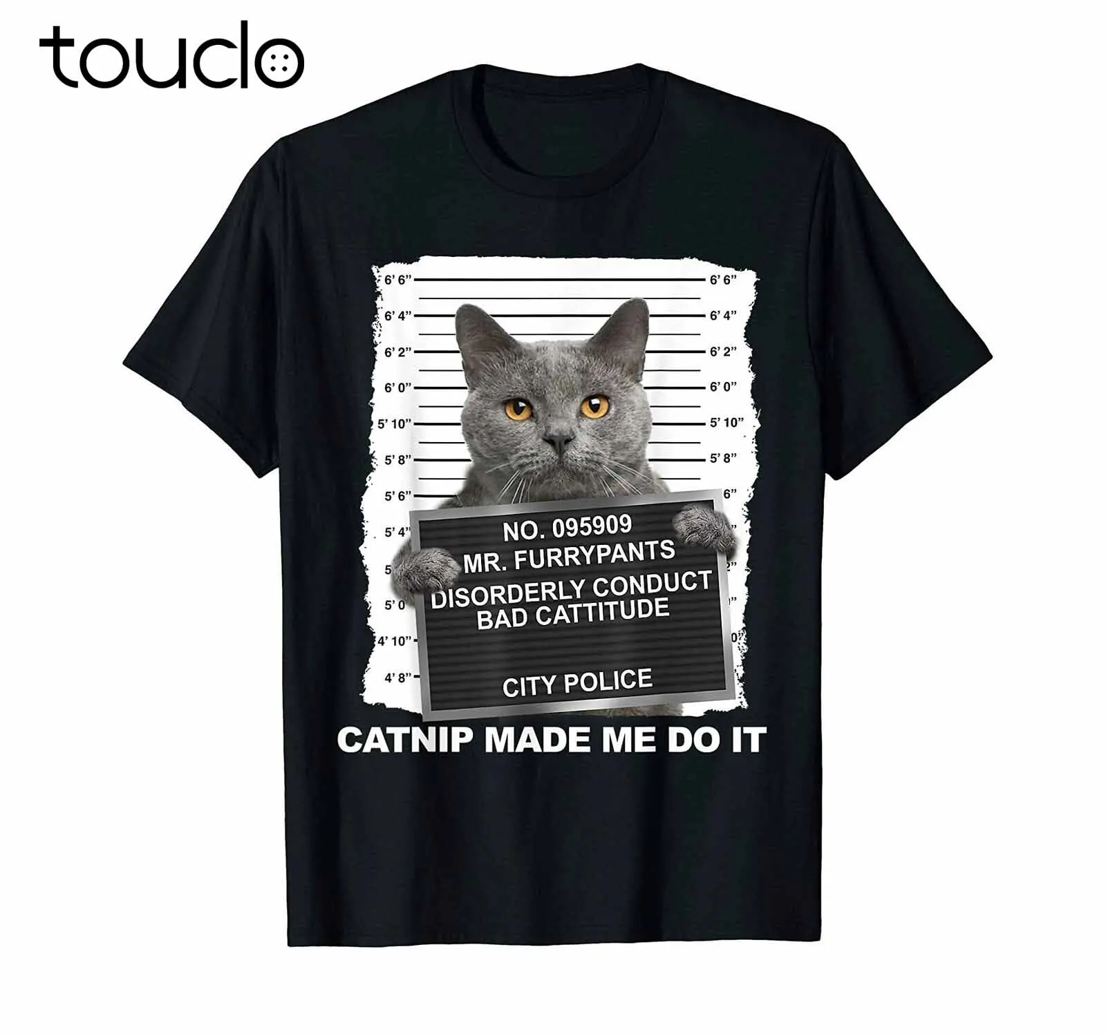 

Funny Cat Tee T-Shirt Funny Birthday Cotton Tee Vintage Gift For Men Women