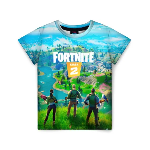 Детская футболка 3D Fortnite часть 2|Тройники| |
