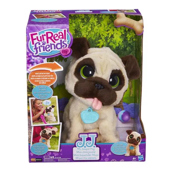 FurReal Friends J. Прыжки Мопс Hasbro|Мягкие игрушки животные| |