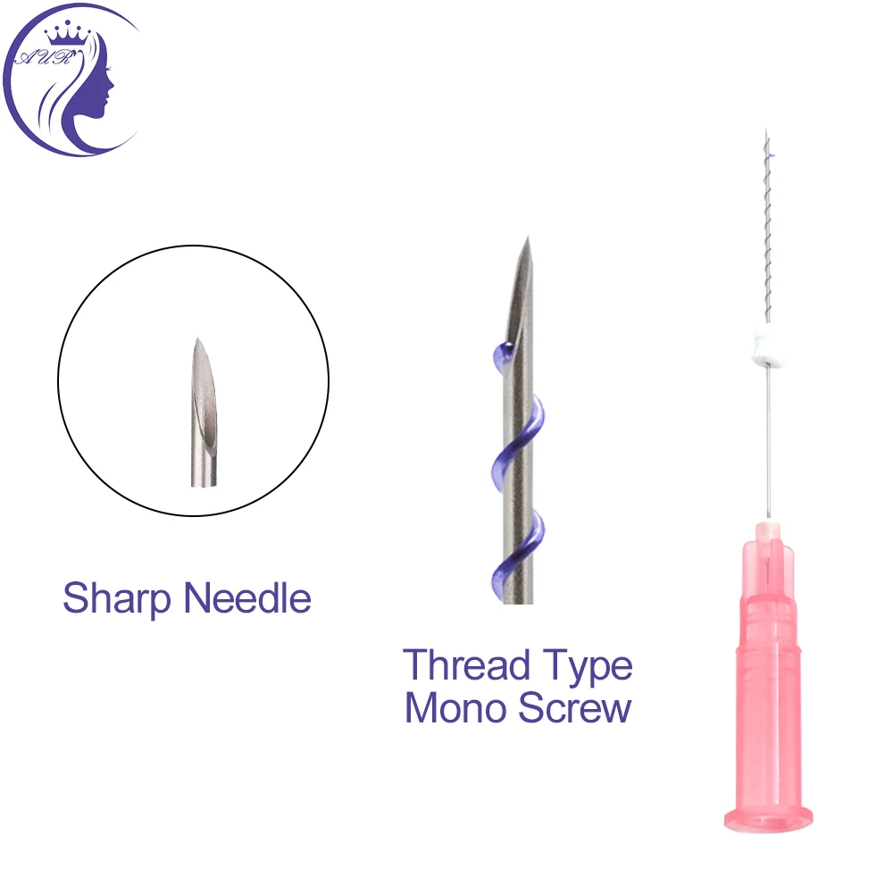 

Korea 50pcs Mono Screw 26G29G Face PCL Thread Anti-aging Skin Firming Hilos Tensores Removing Wrinkles Pcl Thread Lifting