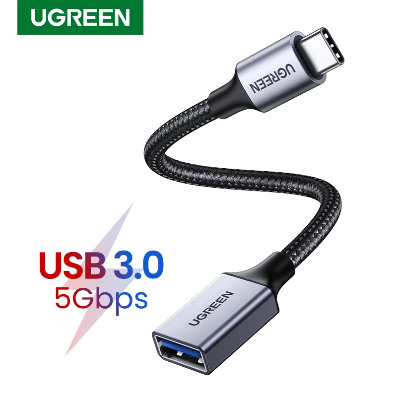UGREEN USB C a USB 3.0 Adapter Tipo C OTG Cavo Thunderbolt 3 a Femmina Adattatore USB OTG Cavo per