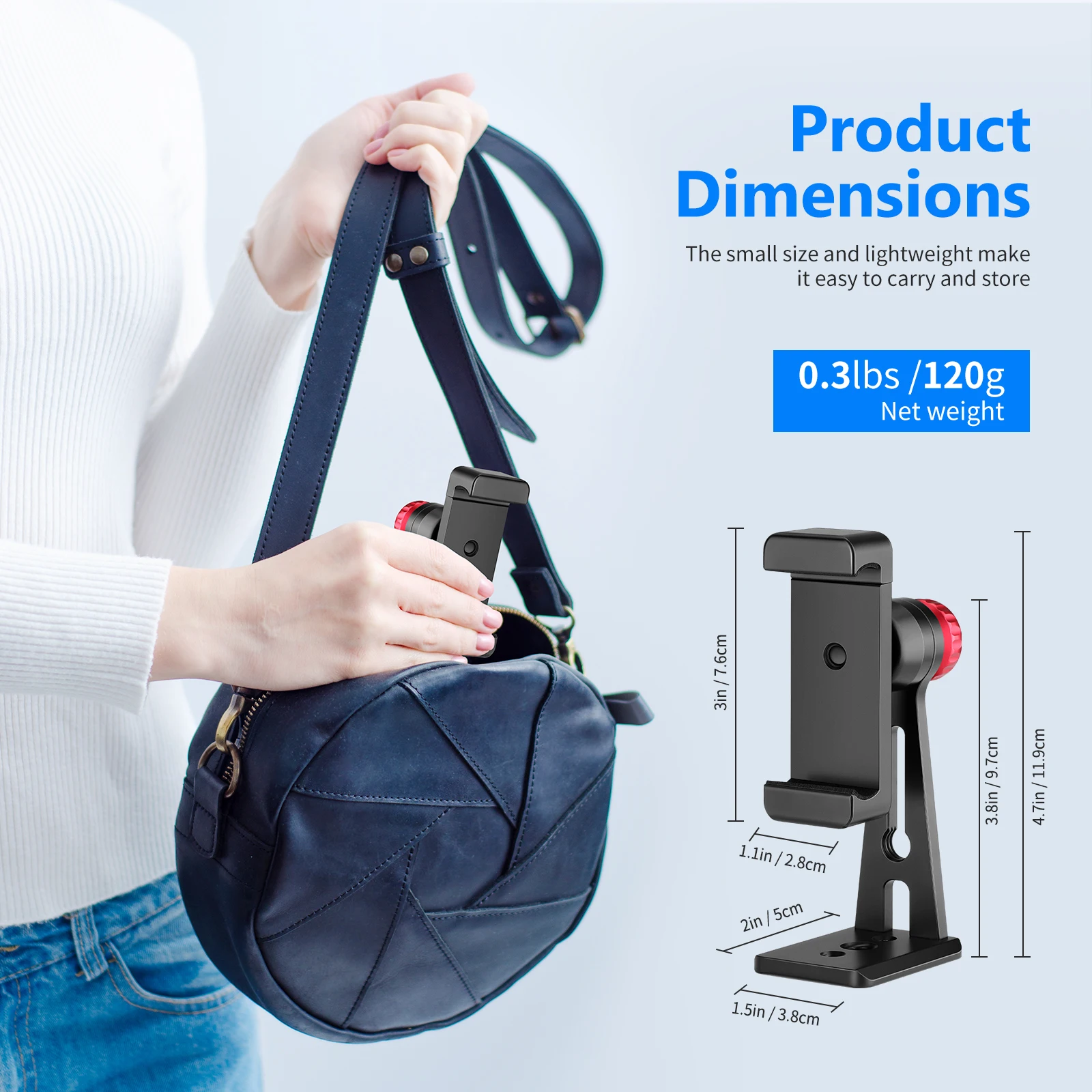 Металлический держатель для сотового телефона Neewer зажим настольного штатива