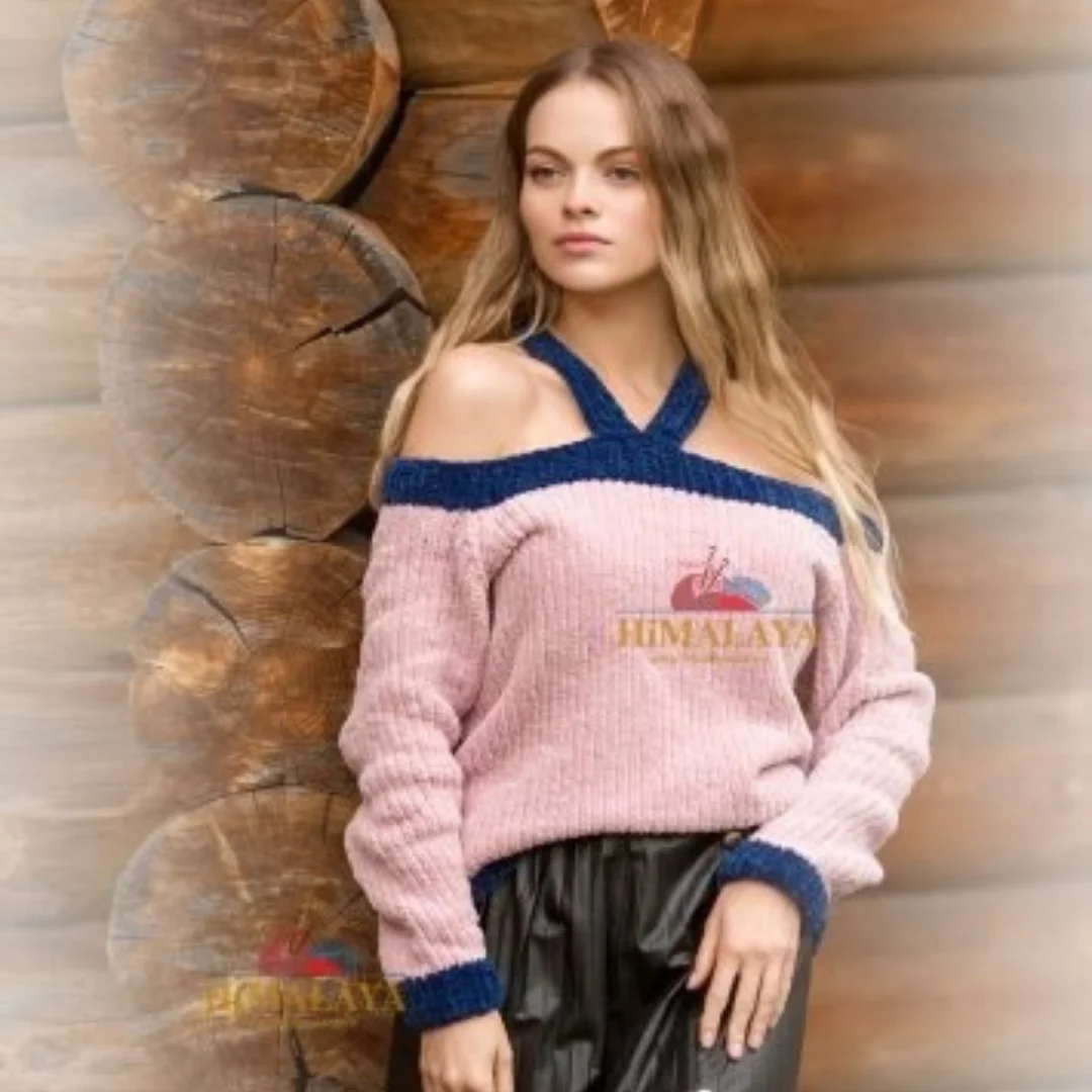 Детская бархатная пряжа 8*100 г (800 г) с дельфином из гималайской глины