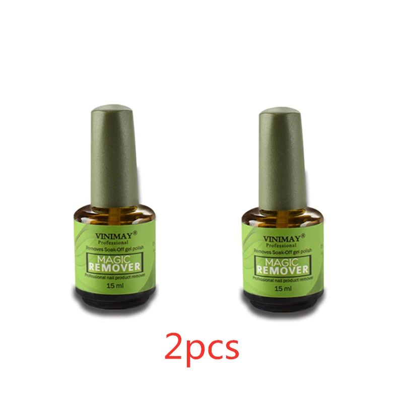 15ml and 15ml VINIMAY 15 мл Лак для ногтей, волшебное средство для удаления лака для ногтей, 2 мин, быстро впитывается, липкий УФ-гель для ногтей, обезжиривающий очиститель TSLM1 - Цвет: 15ml and 15ml
