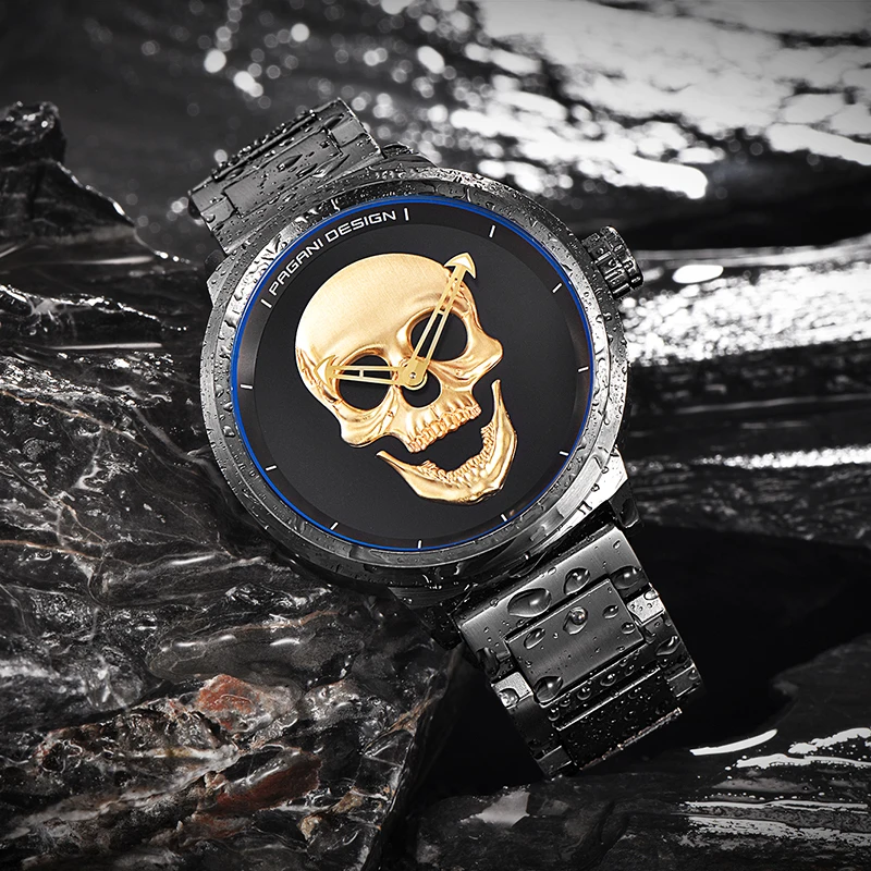 

PAGANI DESIGN New Fashion Luxury Quartz Chronograph Stainless Steel Men's Watch 30M Waterproof Japanese 2025 Movement