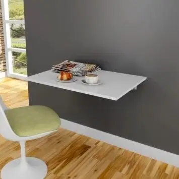 

90 x60cmTaşınır Folding Wall Mounted Kitchen Work Table Dining Coffee Ottoman Office Furnishings Decoration Side Laptop Game