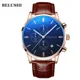 Belushi Multifunctional Waterproof New Men's Watch Real Leather Strap Three Eye Quartz Other Image