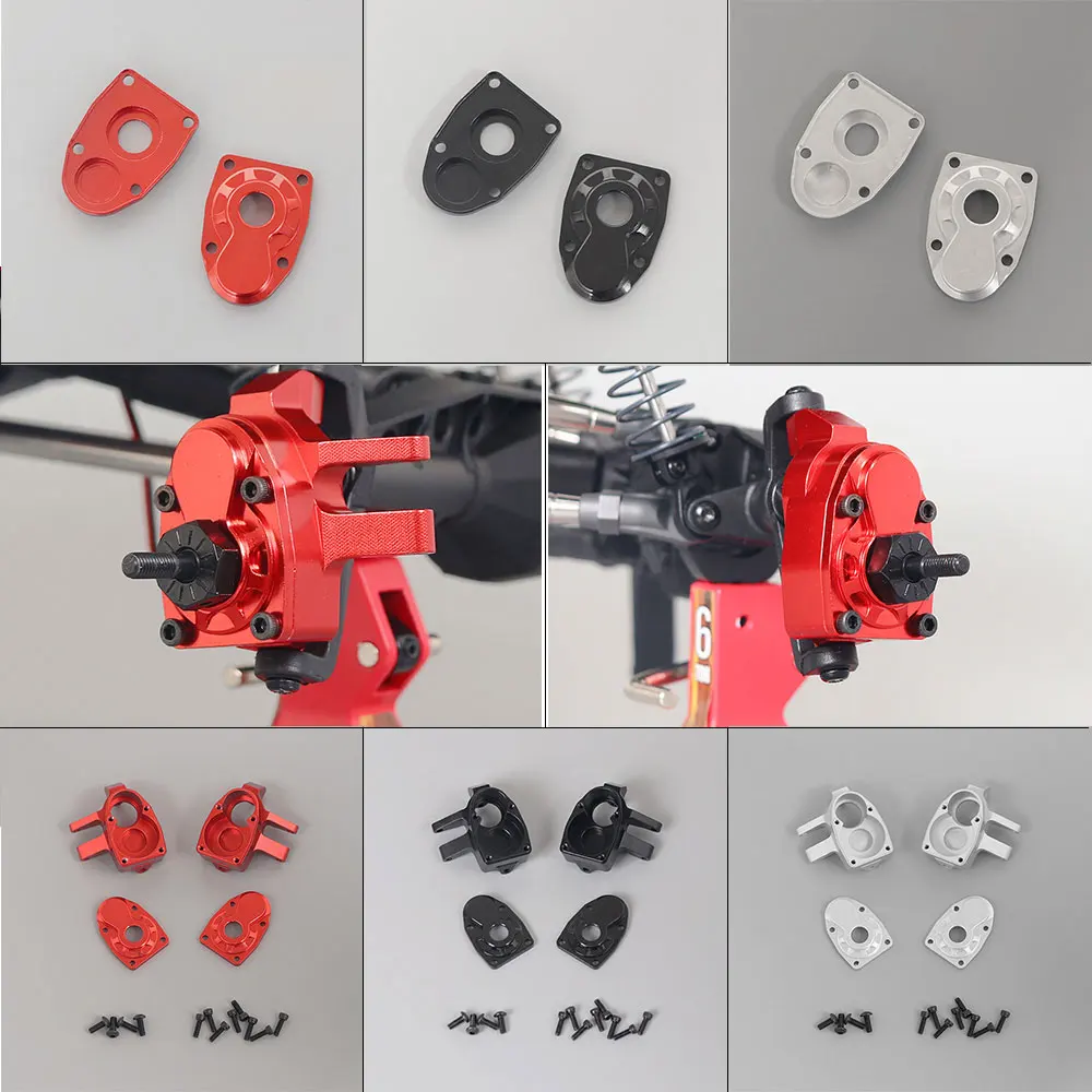 

Aluminum Alloy Front Rear Axle Steering Knuckles Housing for 1/10 RC Crawler Axial SCX10 III AXI03007 AR45 Capra F9 Portal Axles