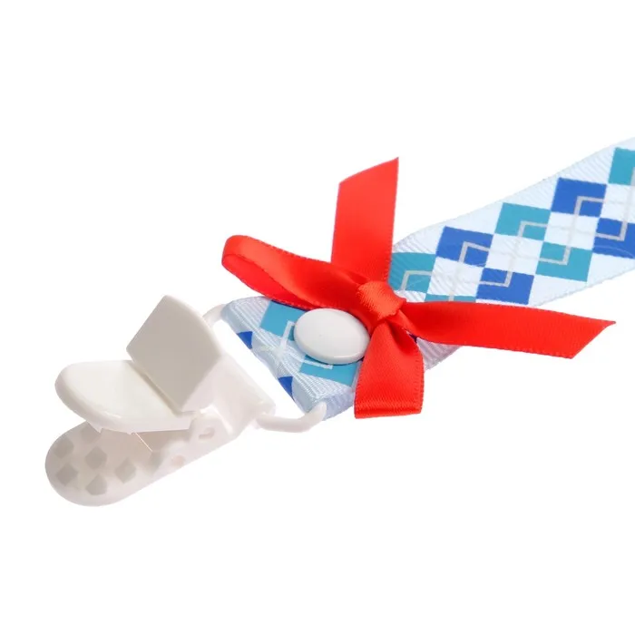 Держатель для пустышки ниблера Джентльмен на ленте |