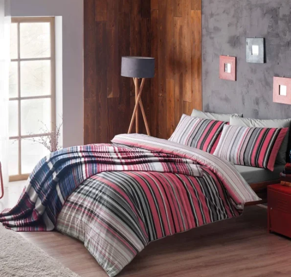 

Duvet cover set single with blanket