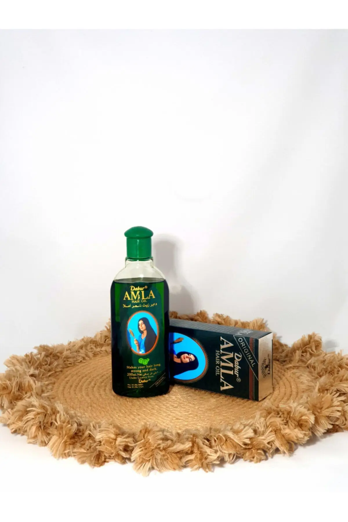 Dabur Amla India gooseberry hair growth care oil powerful speed feeder avoid loss natural original vitamin E 200Ml |