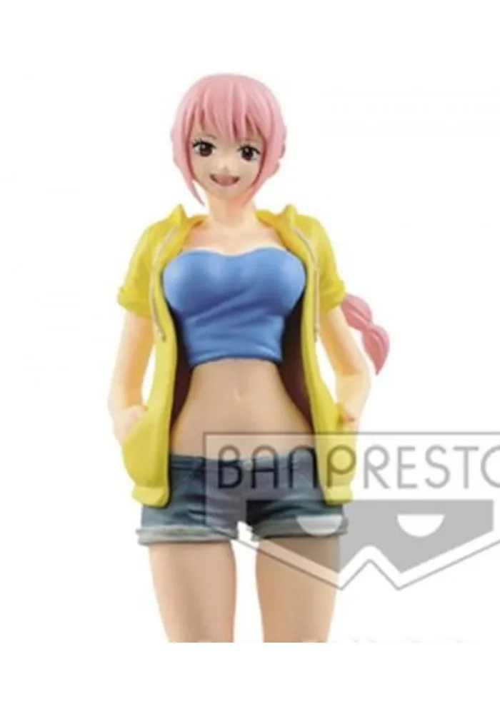 DXF BANPRESTO цельные джинсы FREAK 09 REBECCA синяя рубашка Статуэтка из ПВХ новинка|Игровые
