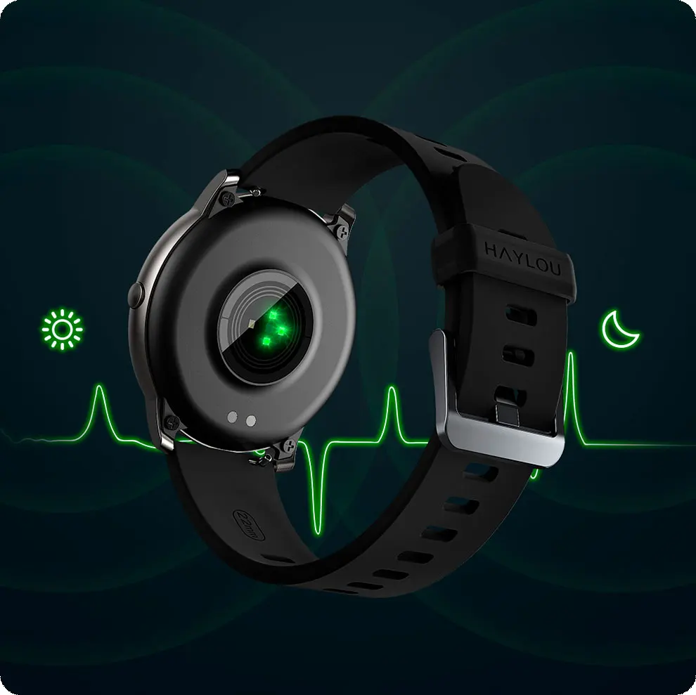 Умные часы Lou Haylou Smart Watch Solar (LS05) Xiaomi 12 Диагональ 1 28 дюйма 30 дней | Электроника