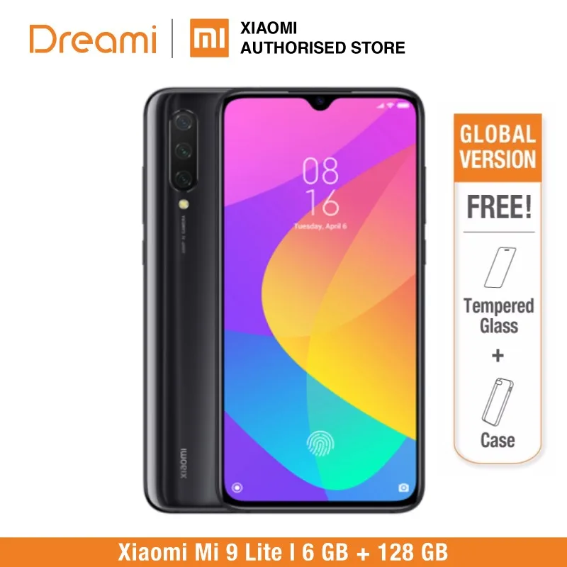 Глобальная версия Xiaomi mi 9 Lite 128GB rom 6GB ram(абсолютно новая и запечатанная) mi9 lite128 GB - Цвет: Grey 128GB