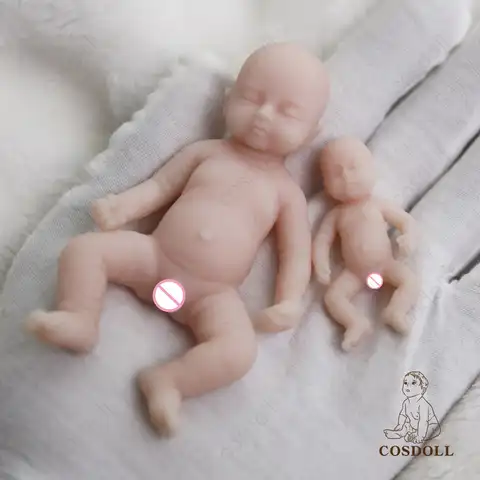 Силиконовая мини-кукла (1,9-3,9 дюйма) (6,3 дюйма), новая мини-кукла для новорожденных, мягкая силиконовая кукла-ладонь, девочка, мальчик