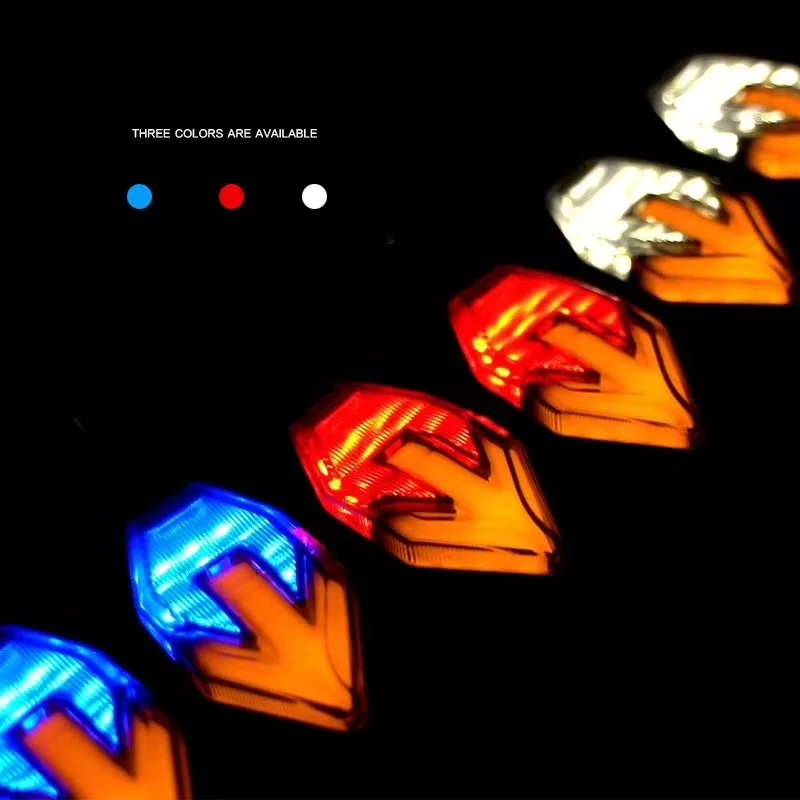 2 шт. стрелы движения мотоцикл День Время Бег поворотник двойной предупреждающий