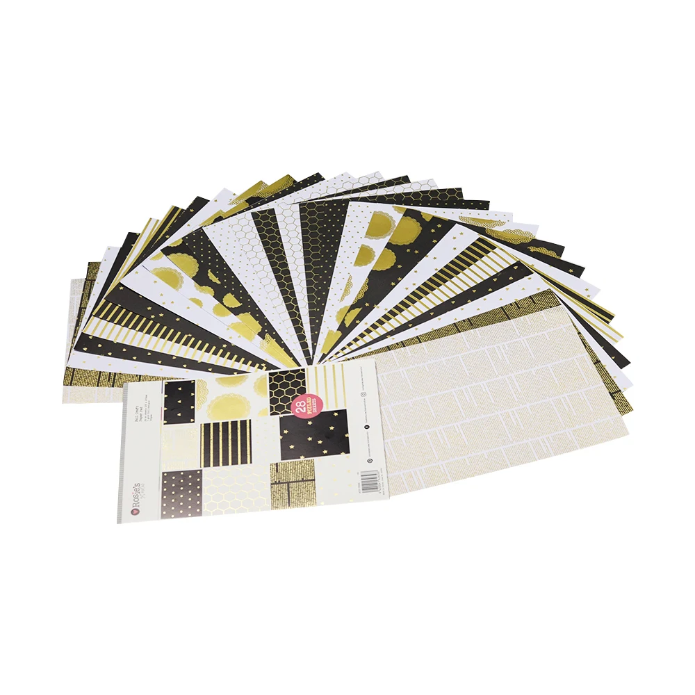 CRZCrafter A4 бумага для скрапбукинга из фольги рукоделия коврик 28 листов кардмейкинг