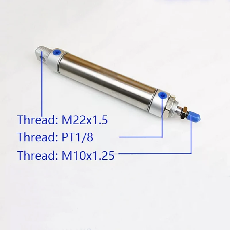 Пневматический мини-цилиндр серии MA25 диаметр хода 25-500 мм пневматический поршень