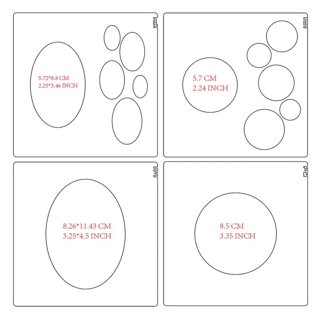 

Трафареты для скрапбукинга QITAI ST033