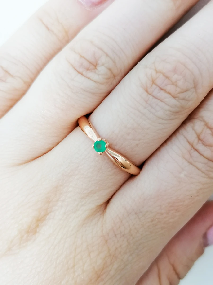 Кольцо SamoroDki Jewelry серебро 925пр золочение/родирование Агат натуральный Корунд