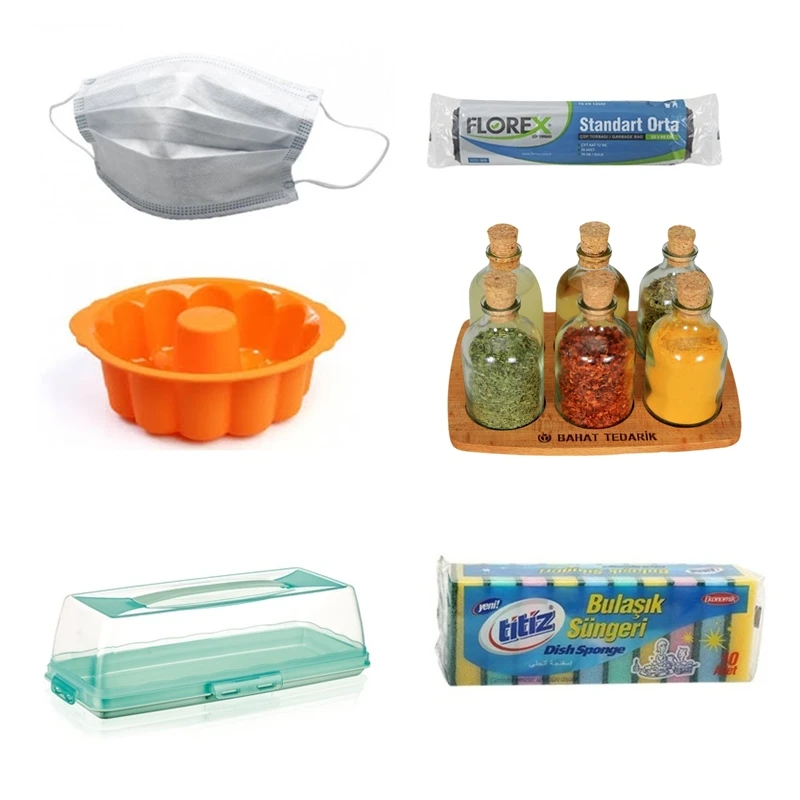 

6 Piece Kitchen Set Cake Dome Cake Mold Spice Set