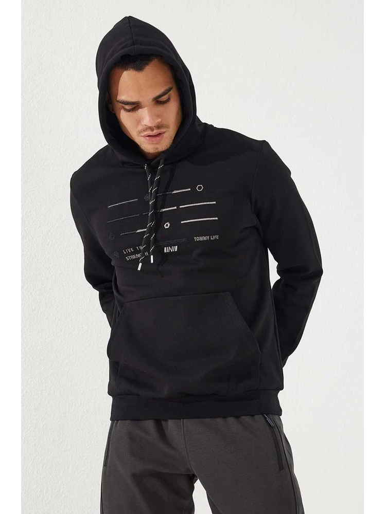 

Men's Sweat Striped Embroidery Standard Pattern Hooded Cotton Polyester Elastane 10 Colors Standard Running Walking Hiking Daily Sports Fast Delivery Quality Product Advantageous Price Tommylife 87885